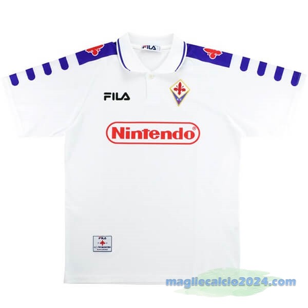 Seconda Maglia Fiorentina Retro 1998 1999 Bianco Poco Prezzo