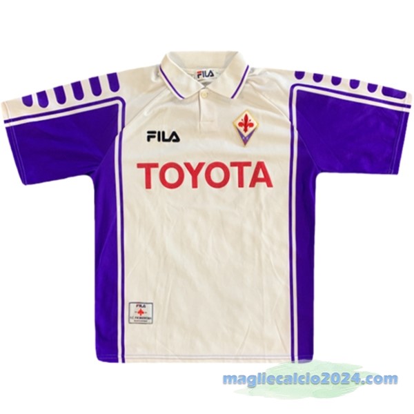 Seconda Maglia Fiorentina Retro 1999 2000 Bianco Poco Prezzo