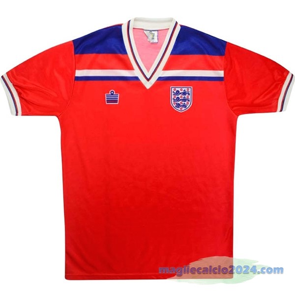 Seconda Maglia Inghilterra Retro 1980 Rosso Poco Prezzo