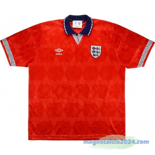Seconda Maglia Inghilterra Retro 1990 Rosso Poco Prezzo