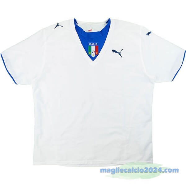 Seconda Maglia Italy Retro 2006 Bianco Poco Prezzo