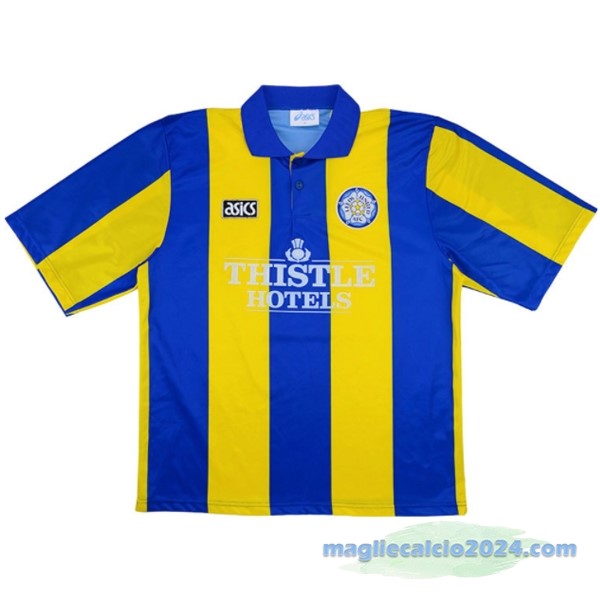 Seconda Maglia Leeds United Retro 1993 1995 Azul Poco Prezzo