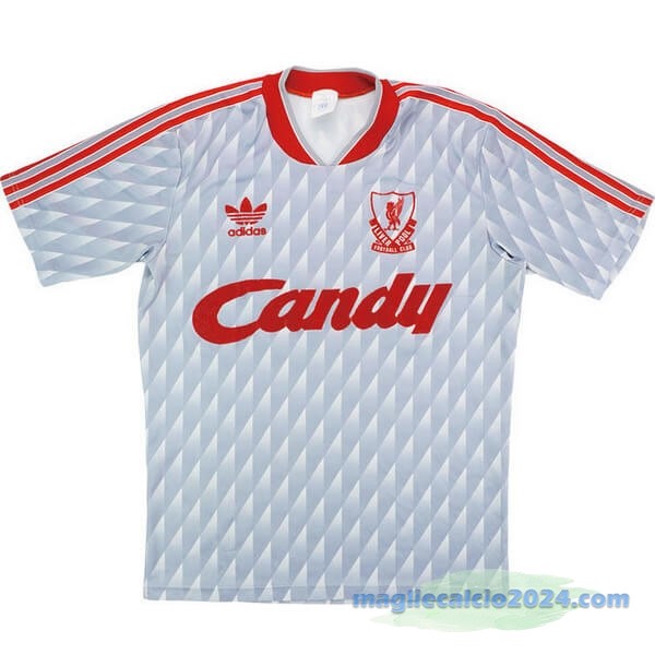 Seconda Maglia Liverpool Retro 1989 1990 Rosso Poco Prezzo