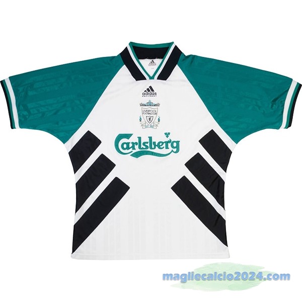 Seconda Maglia Liverpool Retro 1993 1995 Verde Poco Prezzo