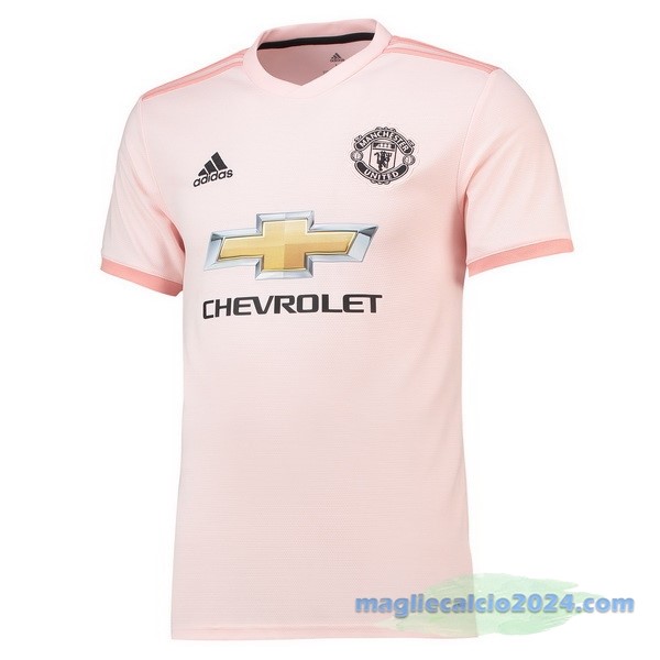 Seconda Maglia Manchester United Retro 2018 2019 Rosa Poco Prezzo