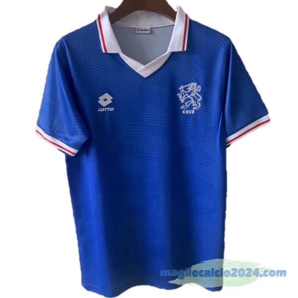 Seconda Maglia Paesi Bassi Retro 1991 Azul Poco Prezzo