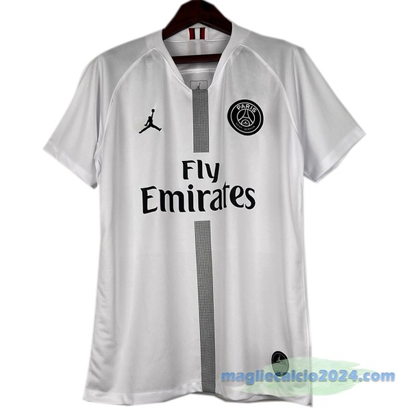 Seconda Maglia Paris Saint Germain Retro 2018 2019 Bianco Poco Prezzo