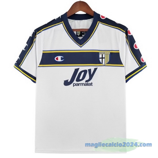 Seconda Maglia Parma Retro 2001 2002 Bianco Poco Prezzo