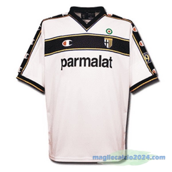 Seconda Maglia Parma Retro 2002 2003 Bianco Poco Prezzo