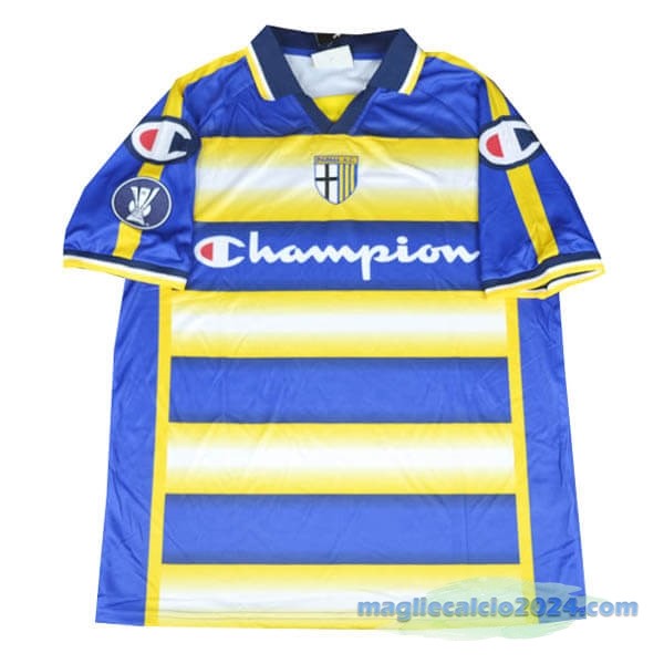 Seconda Maglia Parma Retro 2004 2005 Azul Giallo Poco Prezzo