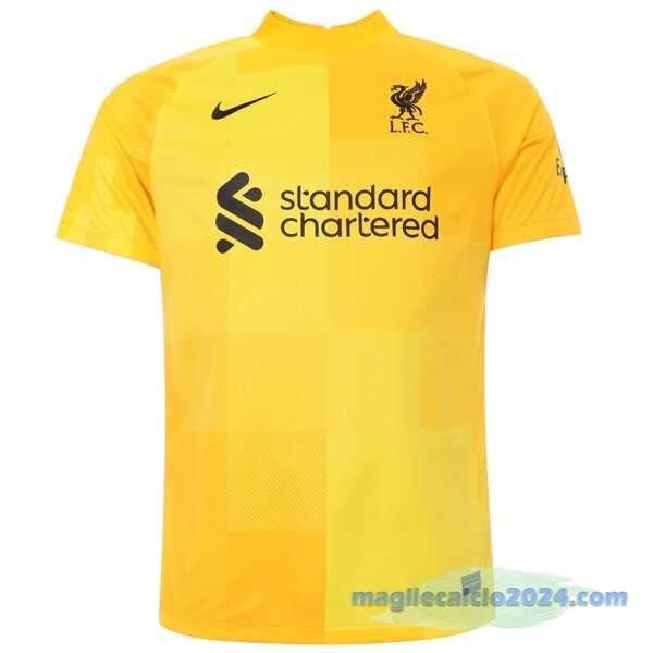 Seconda Maglia Portiere Liverpool 2021 2022 Giallo Poco Prezzo
