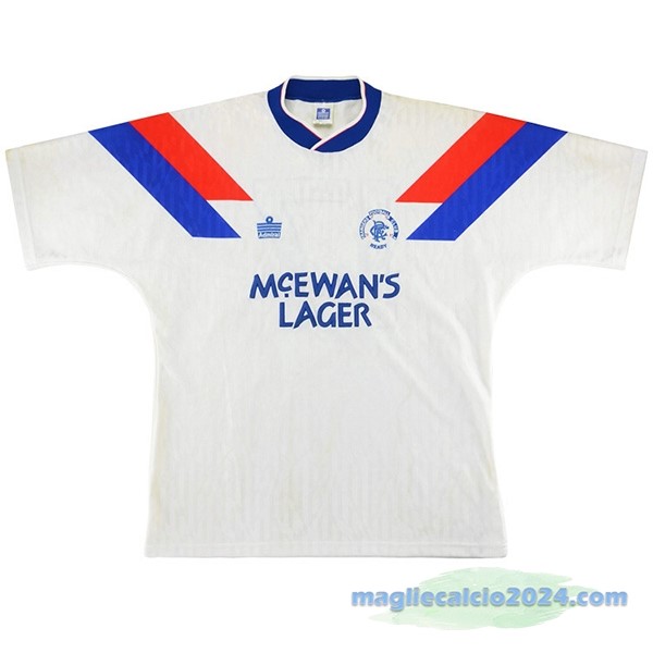 Seconda Maglia Rangers Retro 1990 1992 Bianco Poco Prezzo