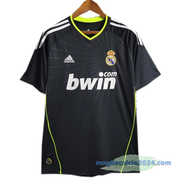 Seconda Maglia Real Madrid Retro 2010 2011 Nero Poco Prezzo