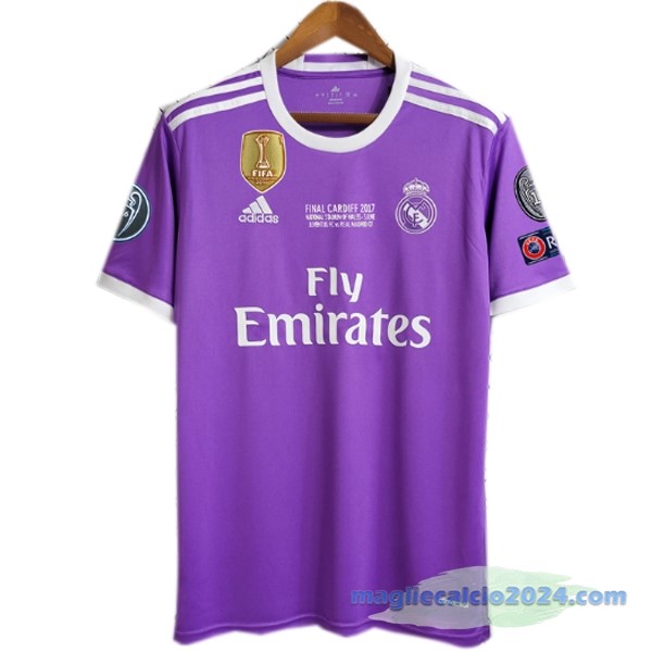 Seconda Maglia Real Madrid Retro 2016 2017 I Purpureo Poco Prezzo