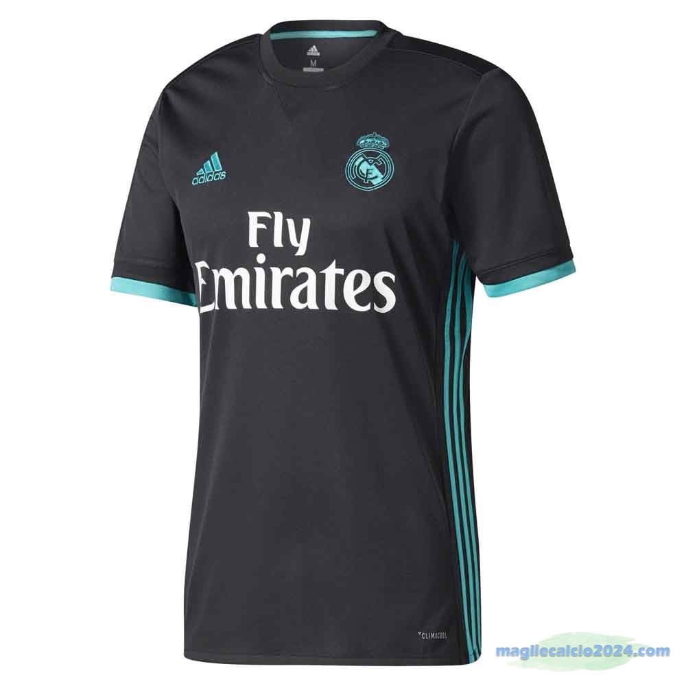 Seconda Maglia Real Madrid Retro 2017 2018 Nero Poco Prezzo