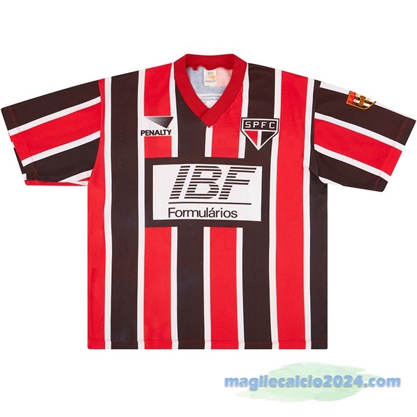 Seconda Maglia São Paulo Retro 1992 Rosso Poco Prezzo