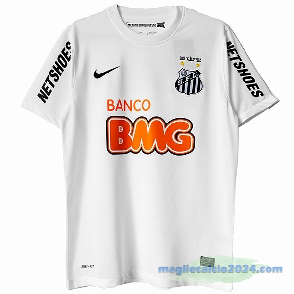 Seconda Maglia Santos Retro 2013 Bianco Poco Prezzo
