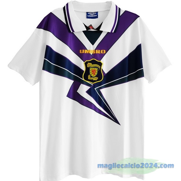 Seconda Maglia Scozia Retro 1994 1996 Bianco Poco Prezzo