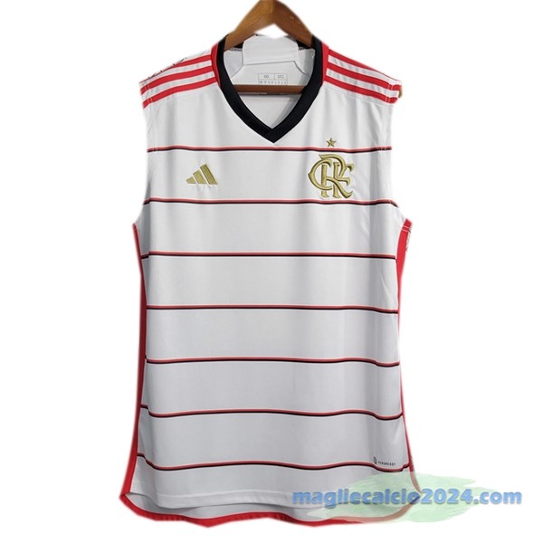 Seconda Maglia Senza Maniche Flamengo 2023 2024 Bianco Poco Prezzo
