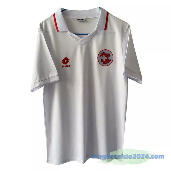 Seconda Maglia Svizzera Retro 1994 Bianco Poco Prezzo