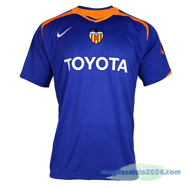 Seconda Maglia Valencia Retro 2005 2006 Azul Poco Prezzo