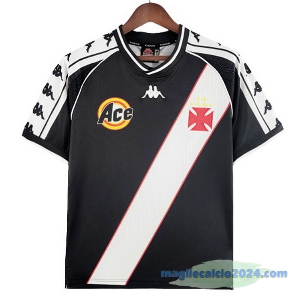 Seconda Maglia Vasco da Gama Retro 1999 2000 Nero Poco Prezzo