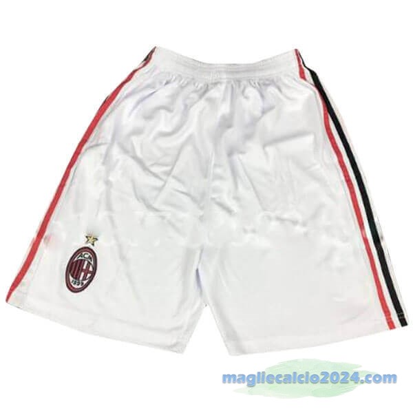 Seconda Pantaloni AC Milan Retro 2008 2009 Bianco Poco Prezzo