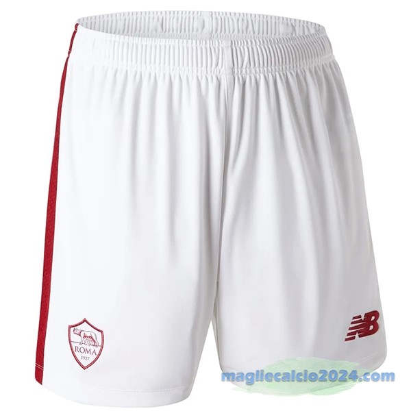 Seconda Pantaloni As Roma 2022 2023 Bianco Poco Prezzo