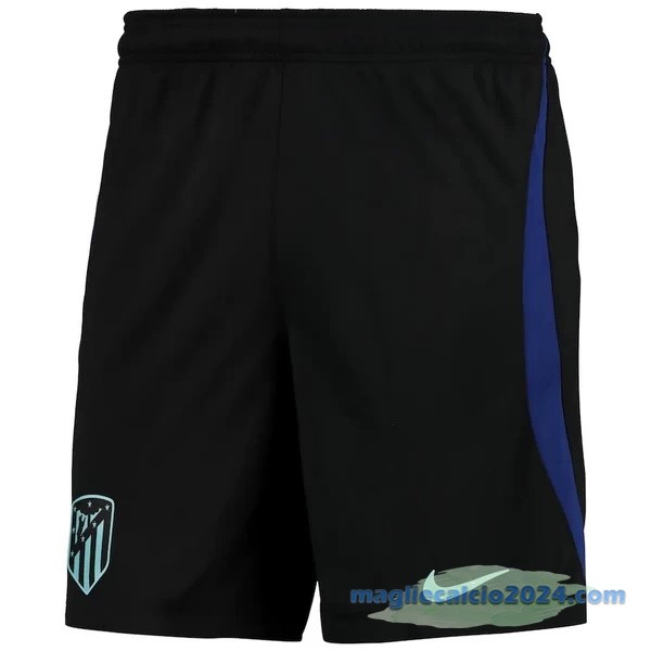 Seconda Pantaloni Atlético Madrid 2022 2023 Nero Poco Prezzo