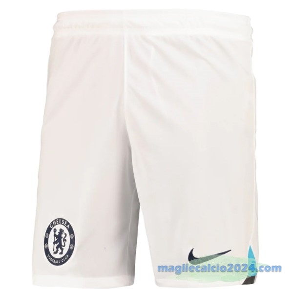 Seconda Pantaloni Chelsea 2022 2023 Bianco Poco Prezzo
