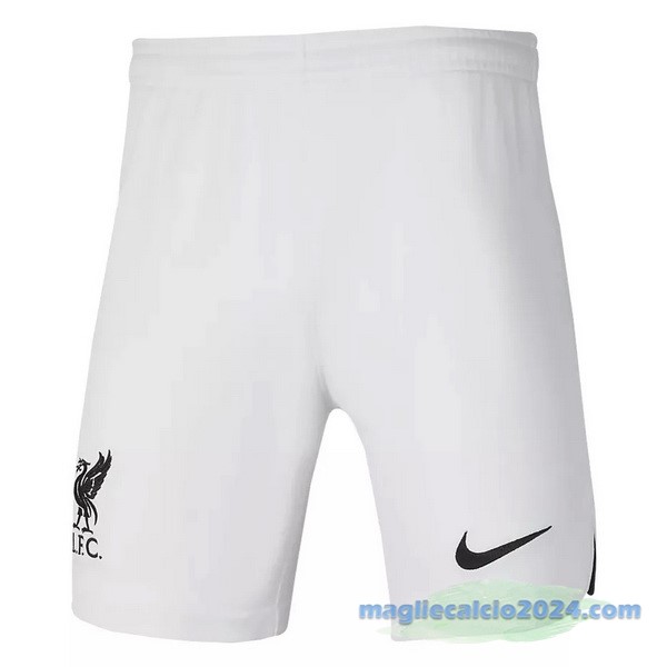 Seconda Pantaloni Liverpool 2022 2023 Bianco Poco Prezzo