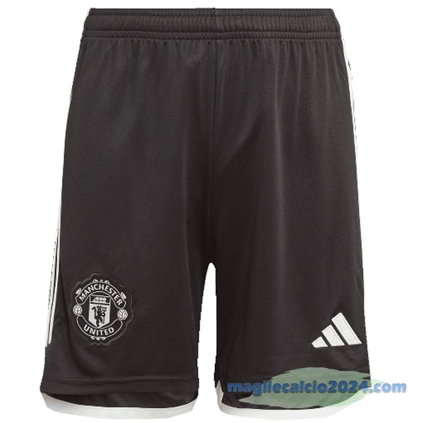 Seconda Pantaloni Manchester United 2023 2024 Grigio Poco Prezzo