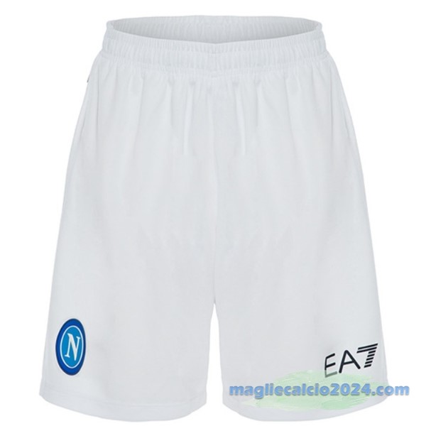 Seconda Pantaloni Napoli 2023 2024 Bianco Poco Prezzo