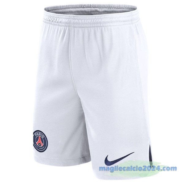 Seconda Pantaloni Paris Saint Germain 2023 2024 Bianco Poco Prezzo