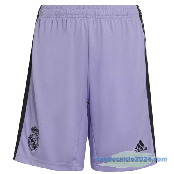 Seconda Pantaloni Real Madrid 2022 2023 Purpureo Poco Prezzo