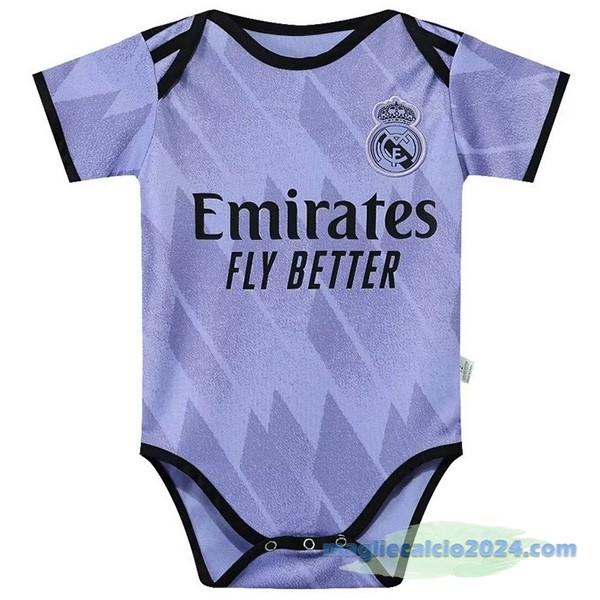 Seconda Tutine Bambino Real Madrid 2022 2023 Purpureo Poco Prezzo