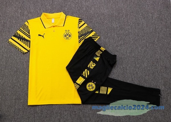 Set Completo Polo Borussia Dortmund 2022 2023 Giallo Nero Poco Prezzo