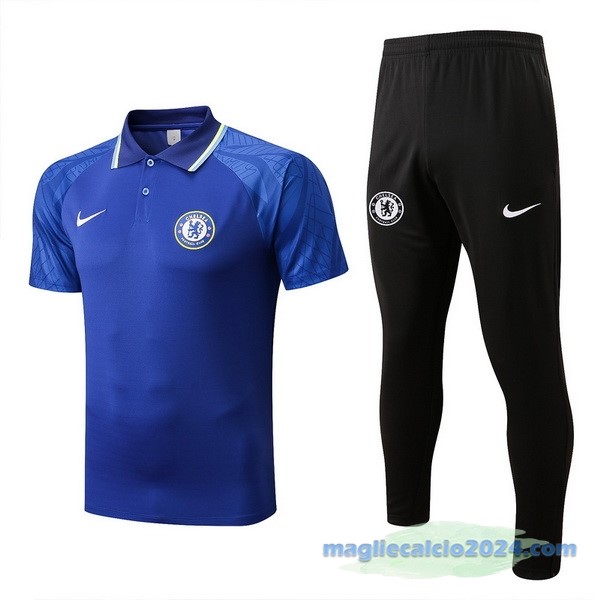 Set Completo Polo Chelsea 2022 2023 Azul I Nero Poco Prezzo
