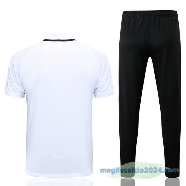 Set Completo Polo Corinthians Paulista 2023 2024 Bianco Nero Poco Prezzo