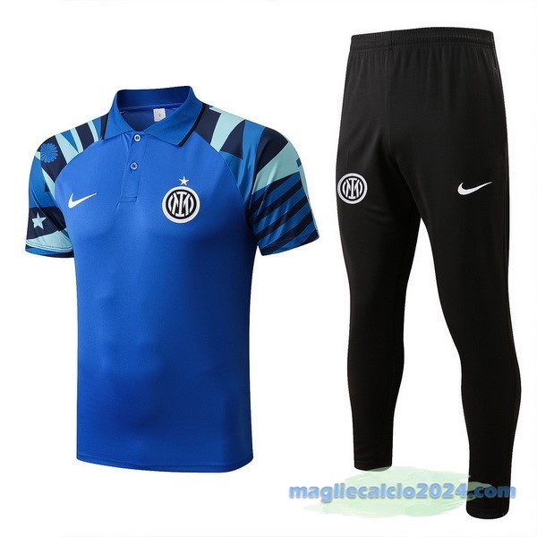 Set Completo Polo Inter Milán 2022 2023 Azul Nero Poco Prezzo