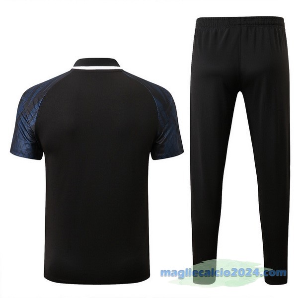 Set Completo Polo Inter Milán 2022 2023 Nero Grigio Poco Prezzo