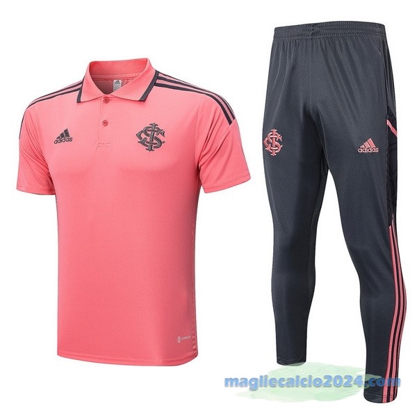 Set Completo Polo Internacional 2022 2023 Rosa Grigio Poco Prezzo