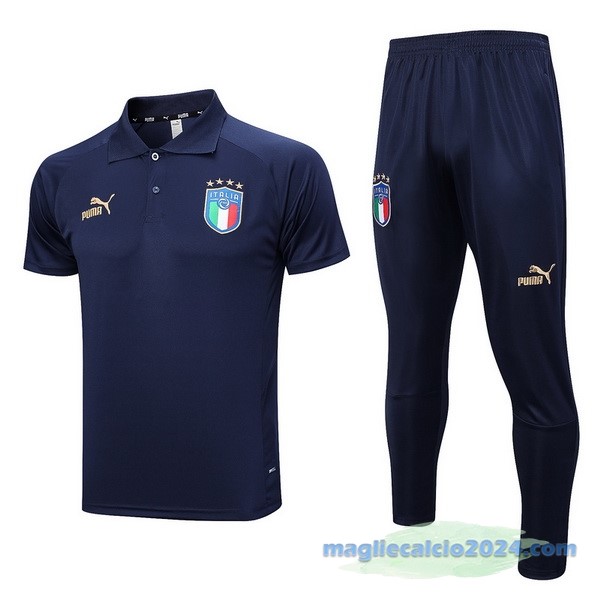 Set Completo Polo Italia 2022 Azul II Navy Poco Prezzo