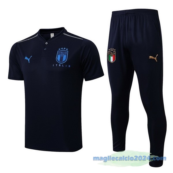 Set Completo Polo Italia 2022 Azul Navy Poco Prezzo