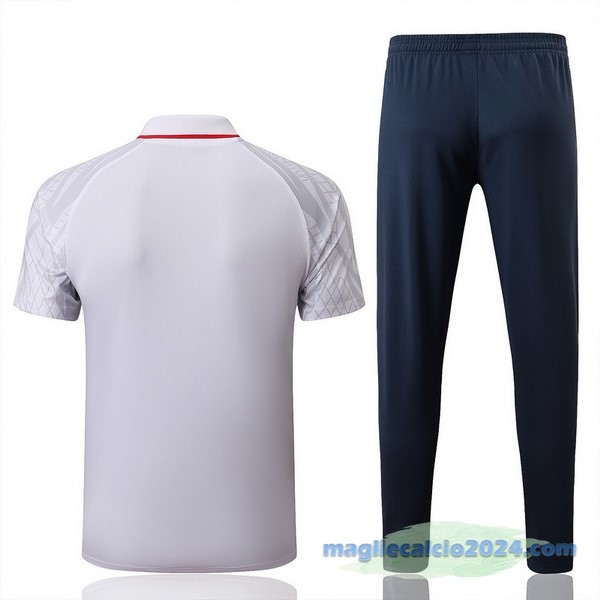 Set Completo Polo Paris Saint Germain 2022 2023 Bianco Azul Navy Poco Prezzo