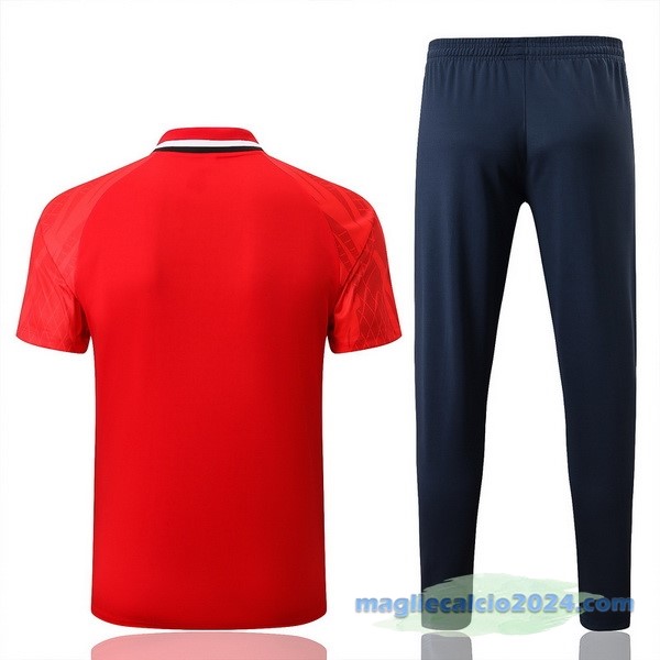 Set Completo Polo Paris Saint Germain 2022 2023 Rosso Azul Navy Poco Prezzo