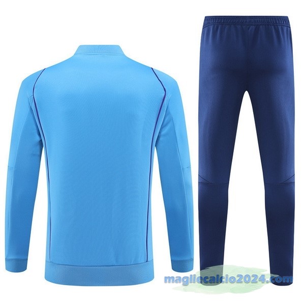 Set Completo Ropa Deportiva Con Cremallera Bambino Larga Argentina 2023 I Azul Poco Prezzo