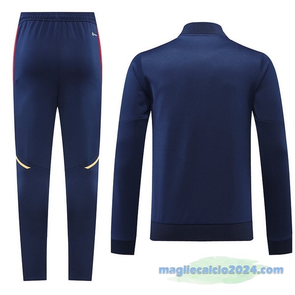Set Completo Ropa Deportiva Con Cremallera Larga Ajax 2022 2023 Purpureo Rosso Poco Prezzo