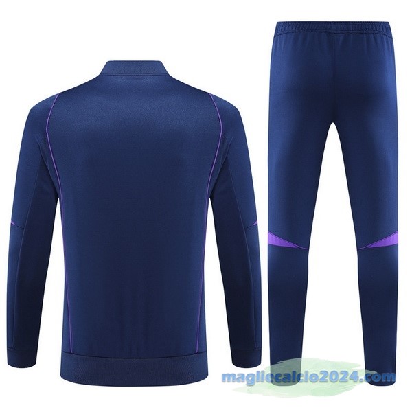 Set Completo Ropa Deportiva Con Cremallera Larga Argentina 2023 Azul II Navy Poco Prezzo