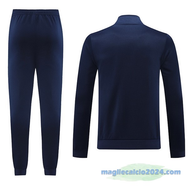 Set Completo Ropa Deportiva Con Cremallera Larga Arsenal 2023 2024 Azul I Navy Poco Prezzo